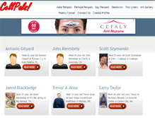 Tablet Screenshot of cellpals.com